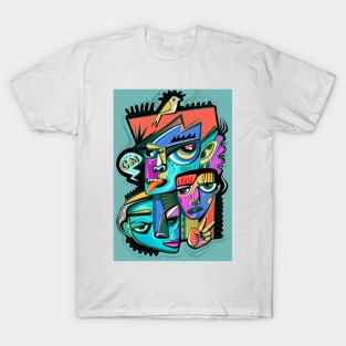 Crazy faces T-Shirt